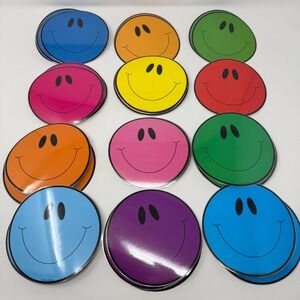 Carson Dellosa Smiley Face Colorful Classroom Bulletin Board Cutouts Lot Of 32